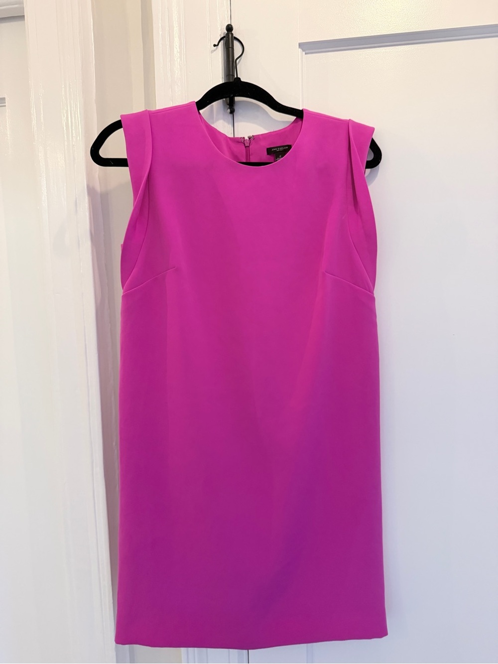 Ann Taylor Magenta Mini Shift Dress